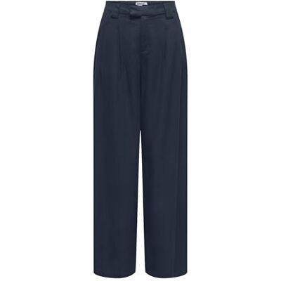 15364120-4942325 ONLY Onlsvea-Goa Mw Linen Bl Wide Cc PNT, granatowy blezer, M / 32L 15364120-4942325 ONLY Onlsvea-Goa Mw Linen Bl Wide Cc PNT, granatowy blezer, M / 32L
