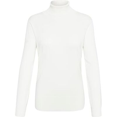 500023 Kaffe Damski Basic Turtleneck Długi Rękaw Knit sweter sweter, kremowy, XS 500023 Kaffe Damski Basic Turtleneck Długi Rękaw Knit sweter sweter, kremowy, XS
