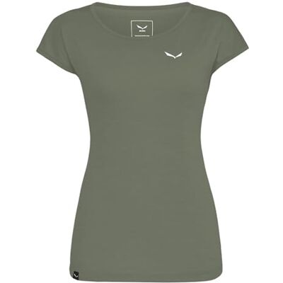 00-0000026538 Salewa Puez Melange Dry T-Shirt W, Faded Green Melange, L 00-0000026538 Salewa Puez Melange Dry T-Shirt W, Faded Green Melange, L