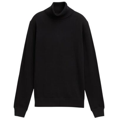 1047675 TOM TAILOR Sweter damski, 14482 – Deep Black, XXS 1047675 TOM TAILOR Sweter damski, 14482 – Deep Black, XXS