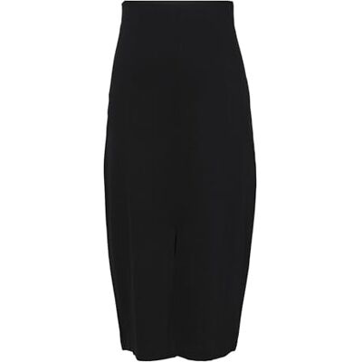 17144704 PIECES PCKLARA HW MIDI spódnica, czarny, XL 17144704 PIECES PCKLARA HW MIDI spódnica, czarny, XL