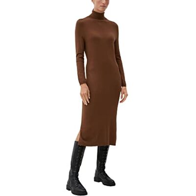 2121299 s.Oliver Women's sukienka z dzianiny, brązowa, 40, brązowy, 40 2121299 s.Oliver Women's sukienka z dzianiny, brązowa, 40, brązowy, 40
