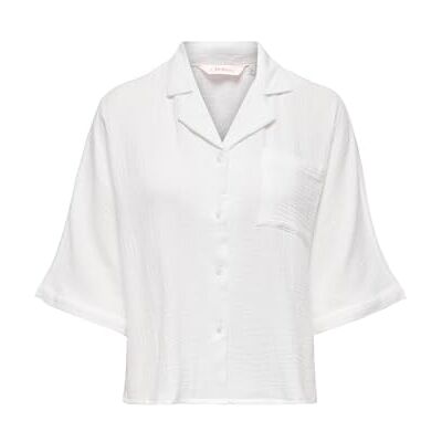 15267839 ONLY Damska koszulka ONLTHYRA SS NOOS WVN Bluza, Cloud Dancer, M, Cloud Dancer, M 15267839 ONLY Damska koszulka ONLTHYRA SS NOOS WVN Bluza, Cloud Dancer, M, Cloud Dancer, M