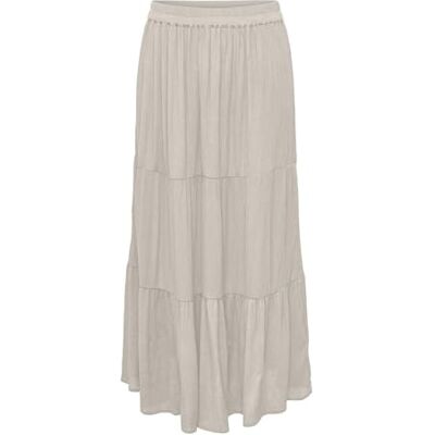15324808 ONLY Damska spódnica Onlmikka Life Long Skirt WVN Noos Rock, szary, XXL 15324808 ONLY Damska spódnica Onlmikka Life Long Skirt WVN Noos Rock, szary, XXL