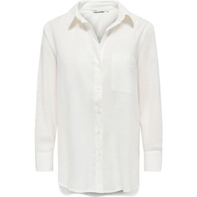 15335255-4619351 Onlsalina L/S Shirt WVN, Cloud Dancer, M 15335255-4619351 Onlsalina L/S Shirt WVN, Cloud Dancer, M