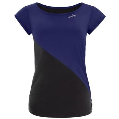 WINSHAPE AET109LS Ciemnoniebieski/ Czarny Top sportowy - Tops WINSHAPE AET109LS Ciemnoniebieski/ Czarny Top sportowy - Tops