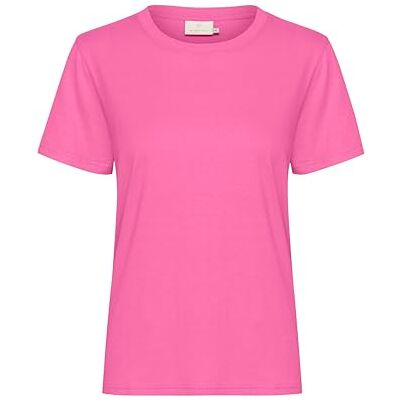 10506137 Damska koszulka KAFFE Krótkie rękawy Crew Neck Regular Fit Jersey Tee, Różowy fioletowy, S 10506137 Damska koszulka KAFFE Krótkie rękawy Crew Neck Regular Fit Jersey Tee, Różowy fioletowy, S