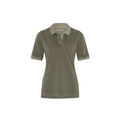 34-4518_90627300 BRAX Damska koszulka polo Cleo Pique Uni T-Shirt, Burned Agave, 36 34-4518_90627300 BRAX Damska koszulka polo Cleo Pique Uni T-Shirt, Burned Agave, 36