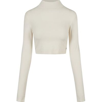 TB4749 Urban Classics Damska koszulka z d?ugim r?kawem Organic Cropped Turtelneck z d?ugim r?kawem, piaskowy, 3XL TB4749 Urban Classics Damska koszulka z d?ugim r?kawem Organic Cropped Turtelneck z d?ugim r?kawem, piaskowy, 3XL
