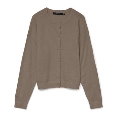 10331831-4861316 VERO MODA Damski kardigan Vmmarina Ls O-Neck Noos, Fossil, S 10331831-4861316 VERO MODA Damski kardigan Vmmarina Ls O-Neck Noos, Fossil, S