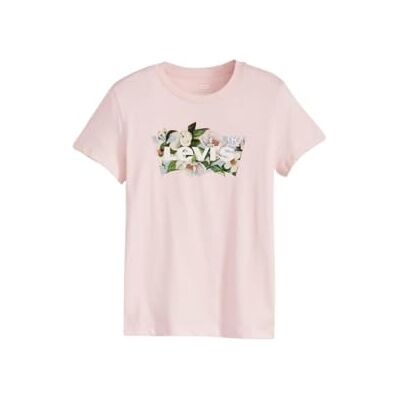 17369 Levi's The Perfect Tee T-Shirt Kobiety, Carnation Bw Fill Lc, XXS 17369 Levi's The Perfect Tee T-Shirt Kobiety, Carnation Bw Fill Lc, XXS