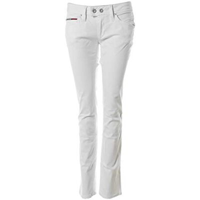 1657668409-177 Tommy Jeans Damskie dżinsy Straight, Biały (White Stretch 177), 30W / 32L 1657668409-177 Tommy Jeans Damskie dżinsy Straight, Biały (White Stretch 177), 30W / 32L