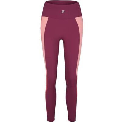 FAW0042 Fila Damskie rajstopy z wysokim stanem Rabenau, Amaranth-rouge Red-flamingo Pink, M FAW0042 Fila Damskie rajstopy z wysokim stanem Rabenau, Amaranth-rouge Red-flamingo Pink, M