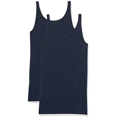 P_AE1108_S2-NAVNA-XX-Large Amazon Essentials Damski tank top z cienkim paskiem, 2 sztuki, granatowy, XXL P_AE1108_S2-NAVNA-XX-Large Amazon Essentials Damski tank top z cienkim paskiem, 2 sztuki, granatowy, XXL