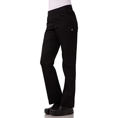 PBN01WBLK3XL-BLK-3XL Chef Works Damskie lekkie spodnie o kroju slim fit PBN01WBLK3XL-BLK-3XL Chef Works Damskie lekkie spodnie o kroju slim fit