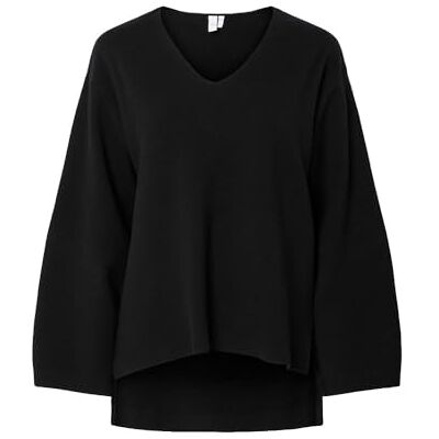 26037934-4791789 Y.A.S Yaselma Ls V-Neck Knit Sweter S. Noos, czarny, S 26037934-4791789 Y.A.S Yaselma Ls V-Neck Knit Sweter S. Noos, czarny, S