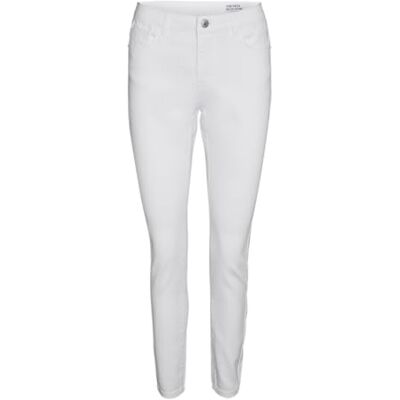 10322862 VMELLY MR Skinny Jeans VI410 NOOS, Bright White, (XS) W / 34L 10322862 VMELLY MR Skinny Jeans VI410 NOOS, Bright White, (XS) W / 34L