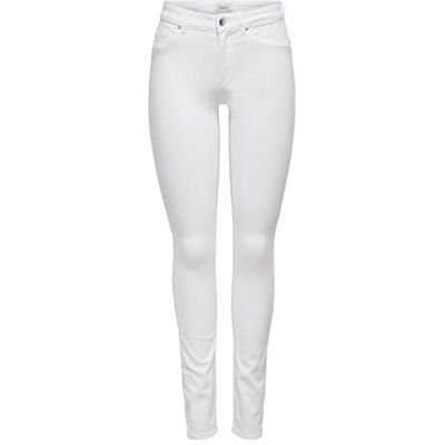 15195647 ONLY Damskie dżinsy skinny, biały (White White), XS 15195647 ONLY Damskie dżinsy skinny, biały (White White), XS