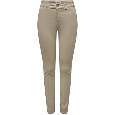 15278924-4382544 ONLY Onleverest Hw Skinny Pant Cc PNT chinosy damskie, WHITE PEPPER, S x 32L 15278924-4382544 ONLY Onleverest Hw Skinny Pant Cc PNT chinosy damskie, WHITE PEPPER, S x 32L
