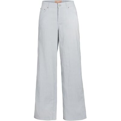 12255422 JACK & JONES Jxlisa Linen Wide Mw Pant PNT spodnie lniane, niebieski, XL 12255422 JACK & JONES Jxlisa Linen Wide Mw Pant PNT spodnie lniane, niebieski, XL