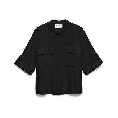 10328652-5007154 Vero Moda Awryder Fabiana koszulka 3/4 Noos, czarna, S damska 10328652-5007154 Vero Moda Awryder Fabiana koszulka 3/4 Noos, czarna, S damska