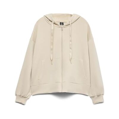 10339412-4901831 VERO MODA Vmhali Ls Zip Hoodie JRS Ga Boo, owsianka, L 10339412-4901831 VERO MODA Vmhali Ls Zip Hoodie JRS Ga Boo, owsianka, L