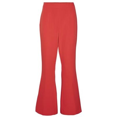 10318710 VERO MODA VMTAHINA HW Flared Pant, Salsa, 38W / 30L 10318710 VERO MODA VMTAHINA HW Flared Pant, Salsa, 38W / 30L