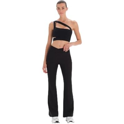 23WW15240BB Dagi Damskie legginsy slim fit, czarny, M 23WW15240BB Dagi Damskie legginsy slim fit, czarny, M