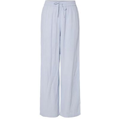 17156473-4721538 PIECES Pcsastina Hw Wide Pants Bc, Cashmere Blue, L 17156473-4721538 PIECES Pcsastina Hw Wide Pants Bc, Cashmere Blue, L