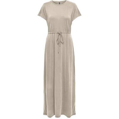 15348761-4793475 ONLY Onlhannah S/S długa sukienka JRS, szary (Feather Gray), M 15348761-4793475 ONLY Onlhannah S/S długa sukienka JRS, szary (Feather Gray), M