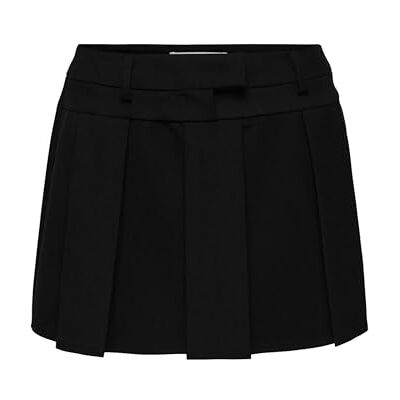 15331615 ONLALANA MW Pleat Skirt TLR, czarny, L 15331615 ONLALANA MW Pleat Skirt TLR, czarny, L