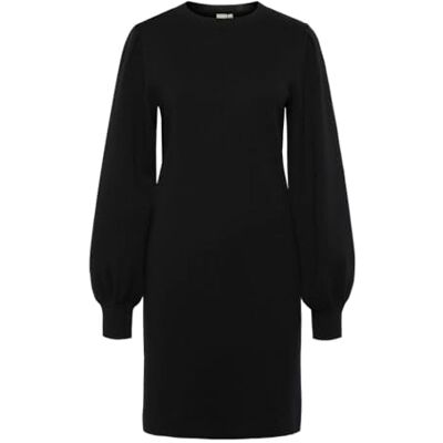 26035844 YASFONNY LS KNIT DRESS S. NOOS, czarny, L 26035844 YASFONNY LS KNIT DRESS S. NOOS, czarny, L