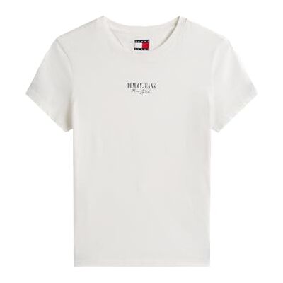DW0DW20913YBLXL Tommy Jeans Damska koszulka TJW Slim Essential LOGO2 EXT DW0DW20913 S/S T-Shirt, biała (Ecru), XL, Biały (Ecru), XL DW0DW20913YBLXL Tommy Jeans Damska koszulka TJW Slim Essential LOGO2 EXT DW0DW20913 S/S T-Shirt, biała (Ecru), XL, Biały (Ecru), XL