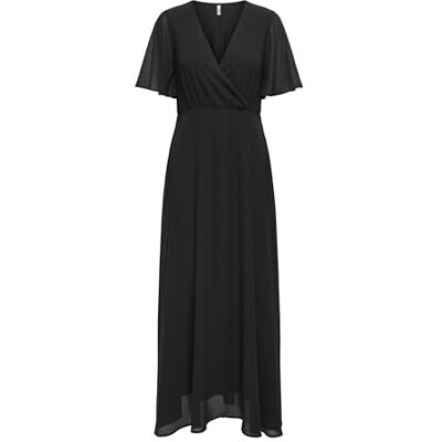 15347968-4749182 Onlstar Life S/S Mia Maxi Dress PTM, czarny, XS 15347968-4749182 Onlstar Life S/S Mia Maxi Dress PTM, czarny, XS