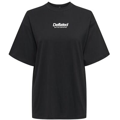 15356008-4838965 ONLY Onlcassandra Life S/S Always Top Box Jrs, czarny, XS damski, czarne, XS 15356008-4838965 ONLY Onlcassandra Life S/S Always Top Box Jrs, czarny, XS damski, czarne, XS
