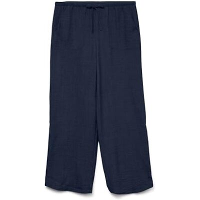 10316385-4965467 VERO MODA Loose Pant Vmmelaney Hw Luźne Spodnie WVN GA Noos, Granatowa marynarka, XL Kobiety, Marynarka granatowa., XL 10316385-4965467 VERO MODA Loose Pant Vmmelaney Hw Luźne Spodnie WVN GA Noos, Granatowa marynarka, XL Kobiety, Marynarka granatowa., XL