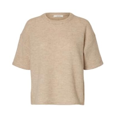 16099935-4900363 SELECTED WOMEN Slflulu 2/4 Knit O-Neck Noos, brzoza, XS 16099935-4900363 SELECTED WOMEN Slflulu 2/4 Knit O-Neck Noos, brzoza, XS