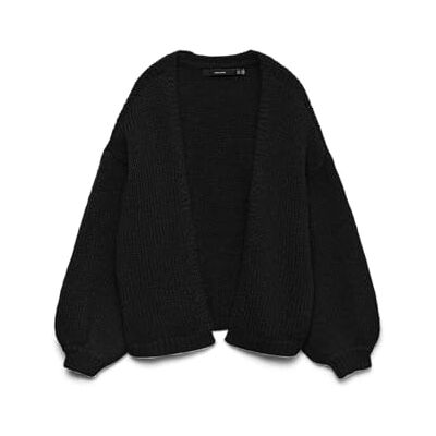 10273101-4100370 Vero Moda VMMAYBE damska kurtka z dzianiny, czarny, S 10273101-4100370 Vero Moda VMMAYBE damska kurtka z dzianiny, czarny, S