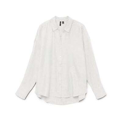 10316389-4689775 VMMELANEY QUEENY LS Shirt WVN NOOS, Snow White, XL 10316389-4689775 VMMELANEY QUEENY LS Shirt WVN NOOS, Snow White, XL