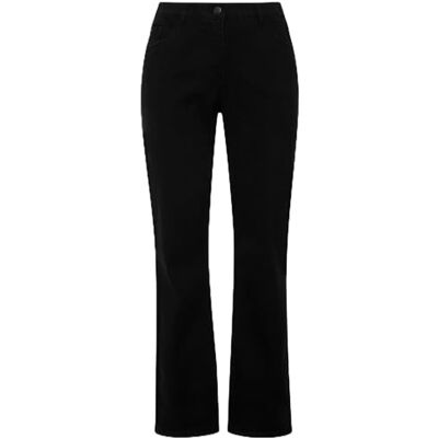 724598 Ulla Popken, Dames grote maten, proste dżinsy, czarny, 54 EU 724598 Ulla Popken, Dames grote maten, proste dżinsy, czarny, 54 EU