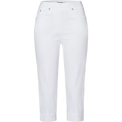 12-6308_10960420 Raphaela by Brax Pamina Capri Light Denim modne dżinsy Capri, biały, 36W / 30L 12-6308_10960420 Raphaela by Brax Pamina Capri Light Denim modne dżinsy Capri, biały, 36W / 30L