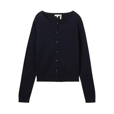 1042965 TOM TAILOR Damski kardigan z dzianiny, 10668 Sky Captain Blue, L 1042965 TOM TAILOR Damski kardigan z dzianiny, 10668 Sky Captain Blue, L