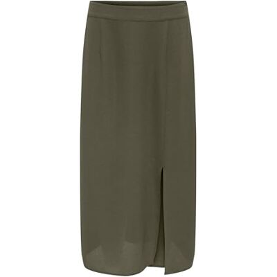 15299491 Onlnova Life VIS Piper Slit Spódnica SOLID, Kalamata, XS 15299491 Onlnova Life VIS Piper Slit Spódnica SOLID, Kalamata, XS