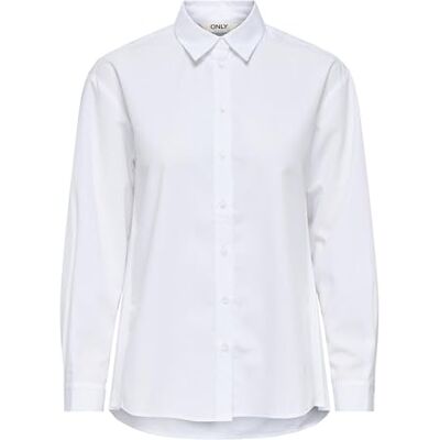 15354837-4824227 Onlwillow Life Ls Pliss Side Shirt WVN, Bright White, XS 15354837-4824227 Onlwillow Life Ls Pliss Side Shirt WVN, Bright White, XS