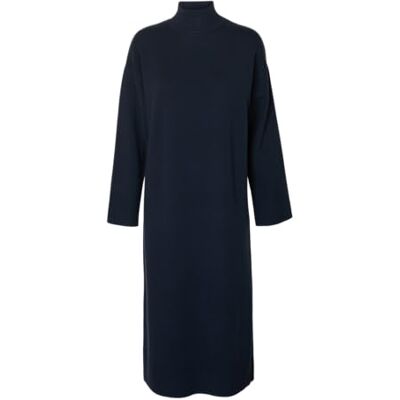 16098143-4784567 SELECTED FEMME Slfkamma Ls Knit Long Dress Noos, Dark Sapphire, L 16098143-4784567 SELECTED FEMME Slfkamma Ls Knit Long Dress Noos, Dark Sapphire, L