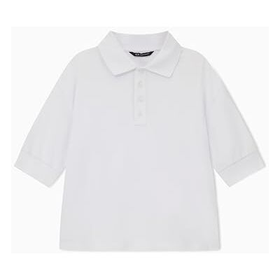XW000887AF10819U0002-L Armani Exchange Women's Side Signed Logo koszulka polo, biała, L, biały (Optic White), L XW000887AF10819U0002-L Armani Exchange Women's Side Signed Logo koszulka polo, biała, L, biały (Optic White), L