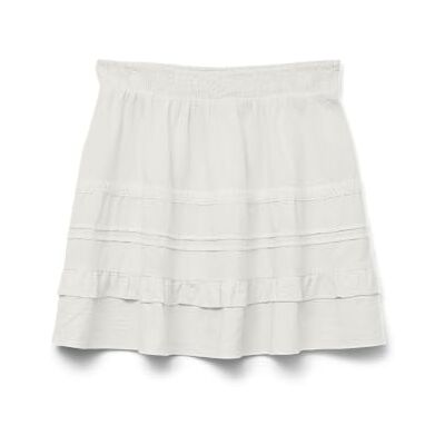 10325239-4764504 Vero Moda Vmpretty Short Skirt WVN Ga Noos, Snow White, L 10325239-4764504 Vero Moda Vmpretty Short Skirt WVN Ga Noos, Snow White, L