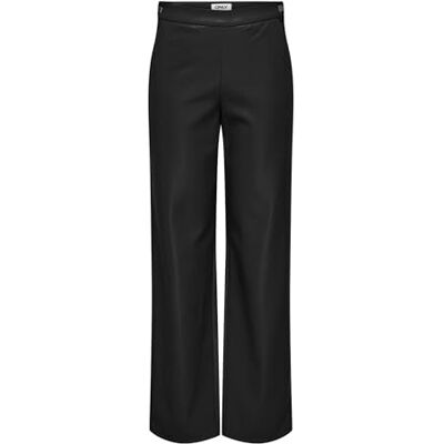 15353574-4893011 Onlsmooth Hw STR Faux Lea Pant PNT, czarny, XS / 32L 15353574-4893011 Onlsmooth Hw STR Faux Lea Pant PNT, czarny, XS / 32L