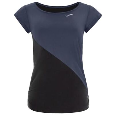 WINSHAPE AET109LS Lekki Czarny Damski Top WINSHAPE AET109LS Lekki Czarny Damski Top