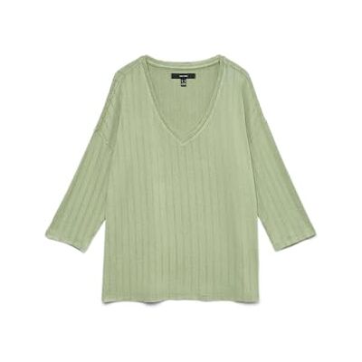 10339706-4905493 VERO MODA Vmbriannamix 3/4 V-Neck sweter Boo, Jemioła, L 10339706-4905493 VERO MODA Vmbriannamix 3/4 V-Neck sweter Boo, Jemioła, L